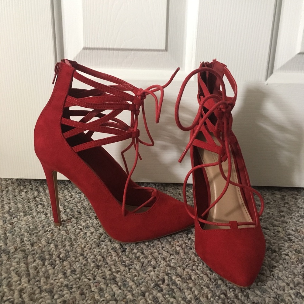 Charlotte Russe Lace-Up Heels